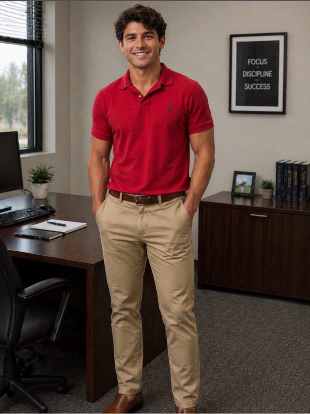 Polo Ralph Lauren Red polo top